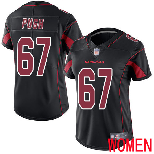 Arizona Cardinals Limited Black Women Justin Pugh Jersey NFL Football #67 Rush Vapor Untouchable